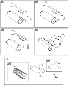 Part Location Diagram of 847487 Briggs and Stratton Shield-Heat